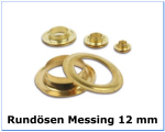 Rundösen Messing 12 mm