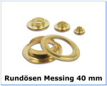 Rundösen Messing 40 mm